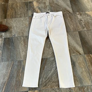 Banana Republic Ecru/Creme Skinny Fit Jeans Herren 33/32 (eigentlich 33x30) - Bild 1 von 6