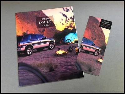 1996 Isuzu Rodeo 22-page Original Car Sales Brochure Catalog SET Foto 1 de 4