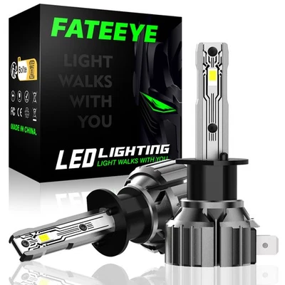 2X H1 LED Autolampe Fern/Abblendlicht 10000LM Super Wei Mit StVZO Halogen 6500K - Bild 1 von 4