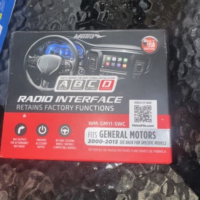 Metro Aftermarket Radio Inferface WM-GM11-SWC 2000-2013 GM Buick Chevy GMC Olds - Image 1 of 4