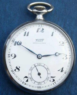 TISSOT Pocket Watch 1930-1939, Swiss Made., Rare. - image 1 of 4