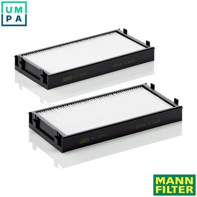 FILTER CABIN AIR CU 2941-2 FOR BMW X5/SAV/E70/F15/F85 X6/SAC/F16/F86/E71/E72 - Image 1 of 4