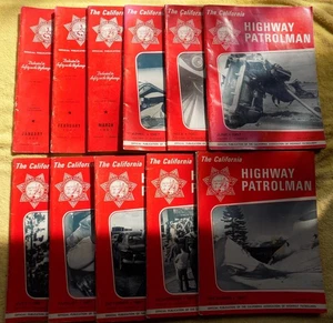 The California Highway Patrol Magazine - Lot of 11 Issues From 1967 - R. Reagan - Bild 1 von 4