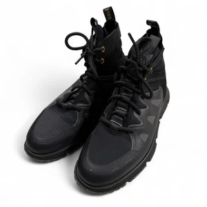Cole Haan 4 ZERØGRAND Mens 11.5 City Trekker Boots Black Hiking Style C34437 - Picture 1 of 12