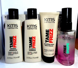 KMS California Tame Frizz SHAMPOO Conditioner SMOOTHING LOTION Free Shape TRAVEL - Picture 1 of 13