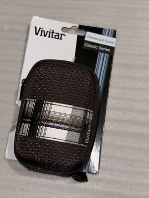 Vivitar Hardshell Camera Case HFC-4-BRN Brown Classic Universal Case - Image 1 of 3