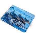 Mouse Mat Pad - Swimming Dolphins Ocean Sea Creature Laptop Pc Desk Office #8434
