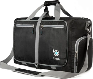 Bago Foldable Duffel Bags for Traveling Women & Men - 40L Sports Packable Duffle - Picture 1 of 12