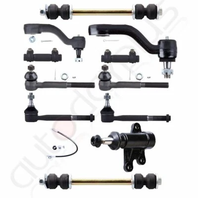 Kit de suspensión delantera 11 piezas extremos de varilla de amarre brazo ralentí para Chevrolet K2500 1994-2000 Foto 1 de 4
