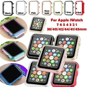 Funda protectora contra parachoques de metal/aluminio a prueba de golpes para Apple iWatch 7 6 5 4 3 - Imagen 1 de 36