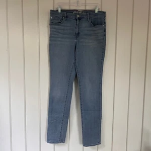 Eddie Bauer Women's Jeans Size 12 Tall High Rise Slim - Picture 1 of 8