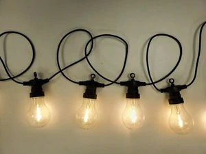 Low Voltage Connectable Festoon light, 5 Metre with 10 Warm White LED Lamps IP65 - Picture 1 of 4