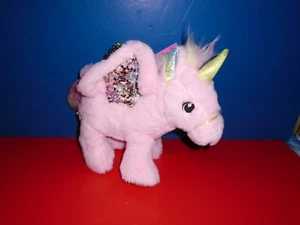 Carried Away Bags Pink Unicorn Plush Youth Purse NWT - Picture 1 of 4