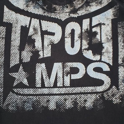 Tap Out MPS Shirt Mens XL Blue Short Sleeve Crew Neck Tee Y2K - Image 1 of 4