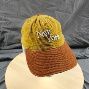New York Hat Brown American Needle Corduroy Cotton Blend Casual Street Hipster - Picture 1 of 7