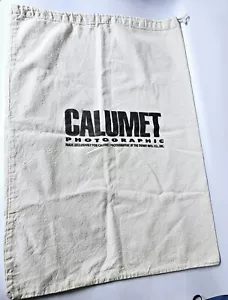 Calumet Photographic Augusta Sportswear Biege Fabric Drawstring Bag - Picture 1 of 17