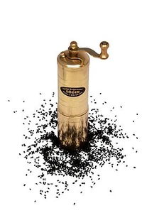 Sozen Schwarzkümmel Messing Mühle Nigella Samen Susame Leinsamenmühle Mühle - Bild 1 von 7