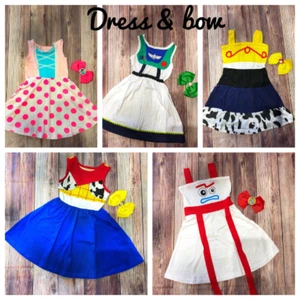 Toy Story Dress and Bow Buzz Dress Woody Dress Jessie Dress - Picture 1 of 15