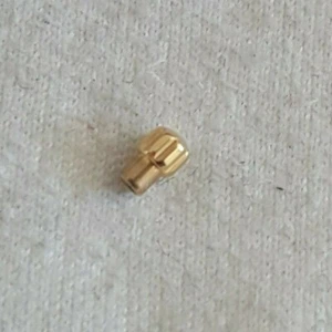 Longines Water Resistant Gold Plated Crown Part Number L094 - Picture 1 of 9