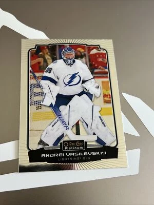 2022-23 O-Pee-Chee Platinum #39 Andrei Vasilevskiy Tampa Bay Lightning Card - Image 1 of 2