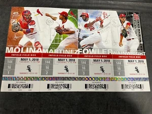 CARDINALS 2018 TICKET STUB 5/1/18 VS WHITE SOX - Picture 1 of 1