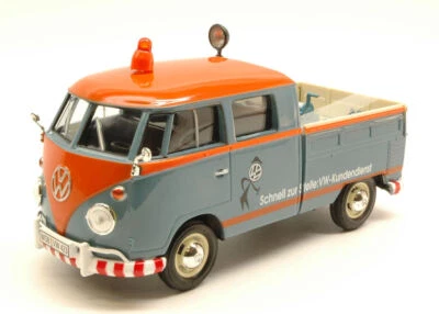 MODELLINO FURGONE STATICO DIECAST VW TYPE 2 T1 1965 PICK UP ASSISTENZA 1:24 - Immagine 1 di 2