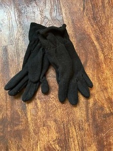 NWT Cat & Jack Gloves Size 8-16 Black  - Picture 1 of 4