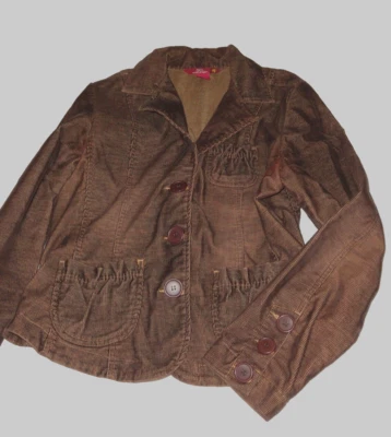 Так реальный так правильно вельветовая куртка ~ женщин L ~ передние карманы ~ 3 пуговицы рукав - Изображение 1 из 4