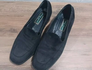 Cole Haan Black Suede Classic Pump Shoes Women's Size 9.5 - Picture 1 of 6