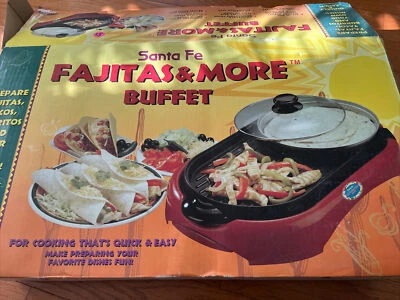 Nueva sartén para hacer fajitas de Santa Fe y más buffet tacos burrito fajitas Foto 1 de 4