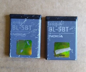 NOKIA BL-5BT Batteries Lot of 2 Original OEM - Picture 1 of 1