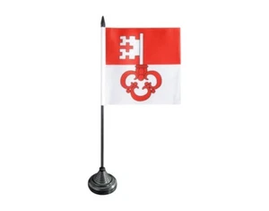 Tischflagge Schweiz Kanton Obwalden Obwalder Tischfahne 12x12cm - Picture 1 of 1