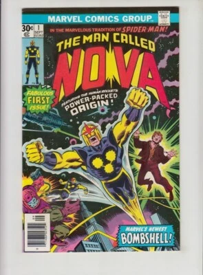 NOVA #1 en estado bastante bueno/casi nuevo 9,0 Marvel Comics 1976 Foto 1 de 2