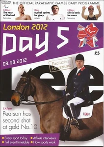 London 2012 Paralympic Games Daily Programme (Day 5) - Picture 1 of 2