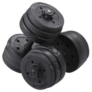 Adjustable Dumbbell Weight Set 20KG for Bicep Fitness and Strength Training Used - Picture 1 of 7