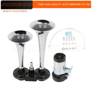150db Super Loud Air Horn Compressor Dual Trumpet Kit For Train Cars Truck Boat - Imagen 1 de 9