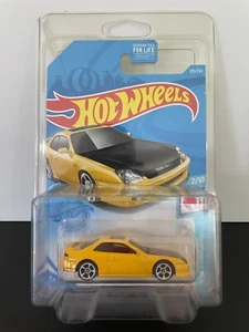 HOT WHEELS '98 HONDA PRELUDE YELLOW JDM VHTF W/PROTECTOR J-IMPORTS US CARD - Picture 1 of 9