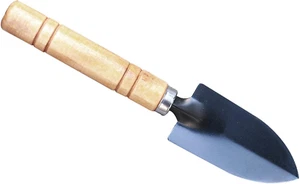 1 Stainless Steel Gardening Shovel Flower Planting Shovel Garden Wooden Handle G - Picture 1 of 12