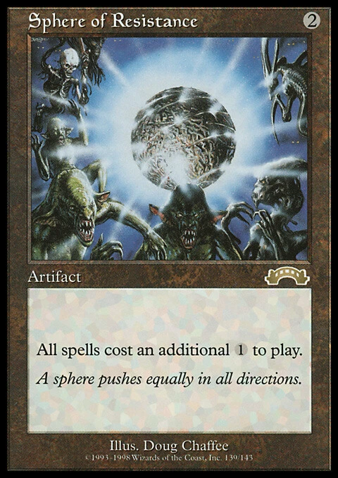 Sphere of Resistance X (1) Exodus MTG Excellent/Near Mint - 4RCards - Image 1 of 1