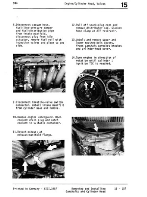 Manuel Atelier Porsche 944-944S-944 Turbo (Ph. 2) en anglais (Clé USB ou CD pdf) - Photo 1/4