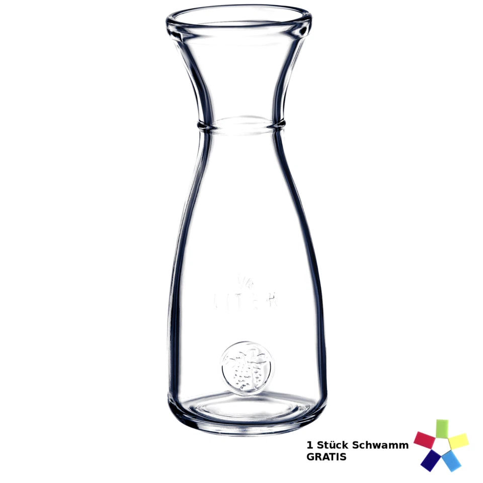 Wein Wasser Weinkaraffe Glas Dekanter Glaskaraffe Karaffe