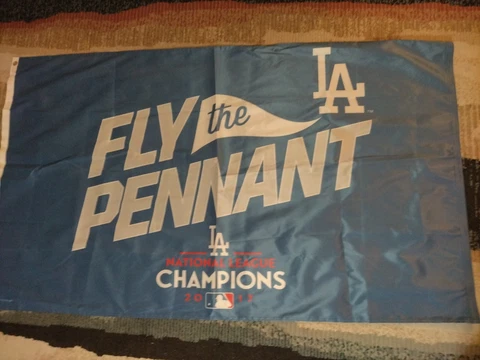 Rare!!! WinCraft Fly the Pennant Los Angeles Dodgers Flag 3x5 Cover