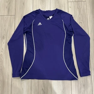 Camiseta Adidas Utility LS 4738W Púrpura Colegial | Talla M | Nueva con Etiquetas - Imagen 1 de 9