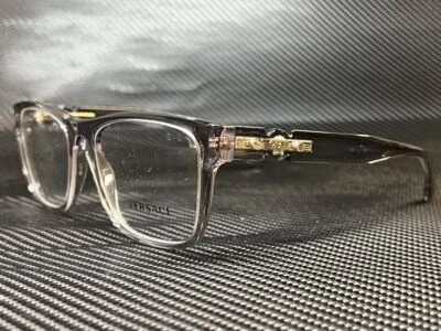 Anteojos para hombre VERSACE VE3303 593 gris transparente rectangular 55 mm Foto 1 de 4