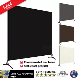 1 Panels Privacy Room Divider Partition Folding Foldable Screen Panel Iron - Picture 1 of 32