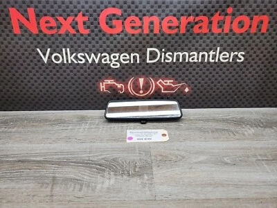 2009 - 2014 Volkswagen Inside Back Interior Rear View Mirror Satin Black - Image 1 of 4