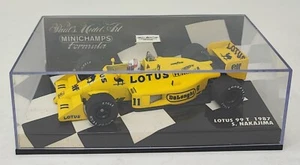 MINICHAMPS 1:43 LOTUS 99 T HONDA S. Nakajima 1987 F1 DIE-CAST MODEL - Picture 1 of 6
