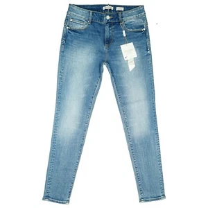 Fracomina Jeans Bella Shape Up Stretch 7/8 Hose Skinny 34 W27 blau used Look NEU - Afbeelding 1 van 5