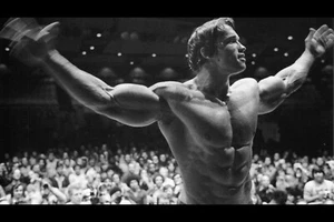 Arnold Schwarzenegger Poster Action Movie Star, Hollywood Bodybuilding Poster - Picture 1 of 8