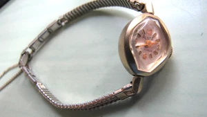 Vintage ALSTA Deluxe 17 Jewel 10KT Goldfilled Damen Armbanduhr reparaturbedürftig - Bild 1 von 5